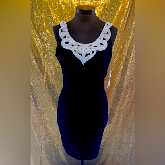 🖤Jessica McClintock Gunne Sax- Pearl Embellished Dress🖤 - Picture 1 of 6